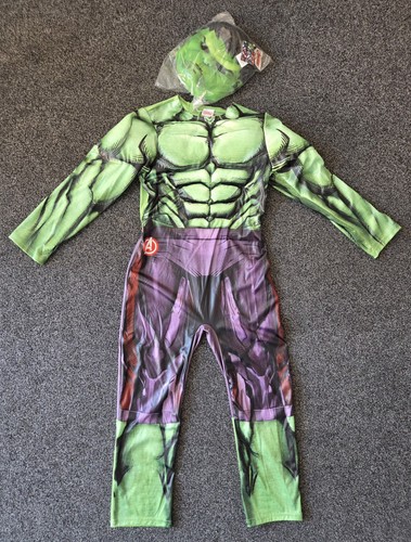 Boys hulk costume with mask - costume,