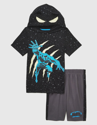 Black panther boys hoodie - black,